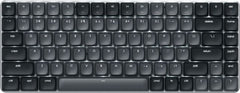 Satechi SM1 Slim Mechanical Backlit Bluetooth Keyboard, Dark