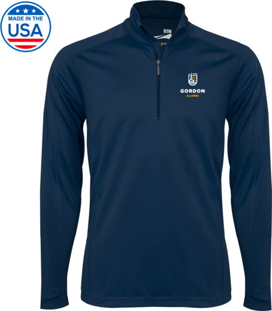 Gordon College Syntrel Interlock 1/4 Zip Alumni - Est. Date Mark - ONLINE ONLY