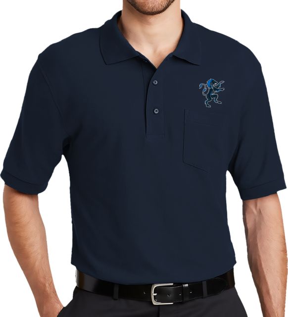 Gordon Silk Touch Polo w/ Pocket Primary Mark - ONLINE ONLY